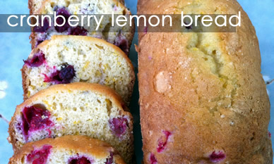 Cranberry Lemon Bread