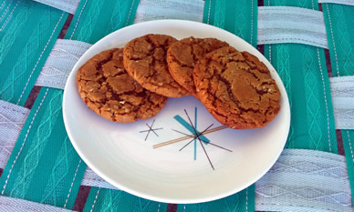 Oatmeal Molasses Cookies